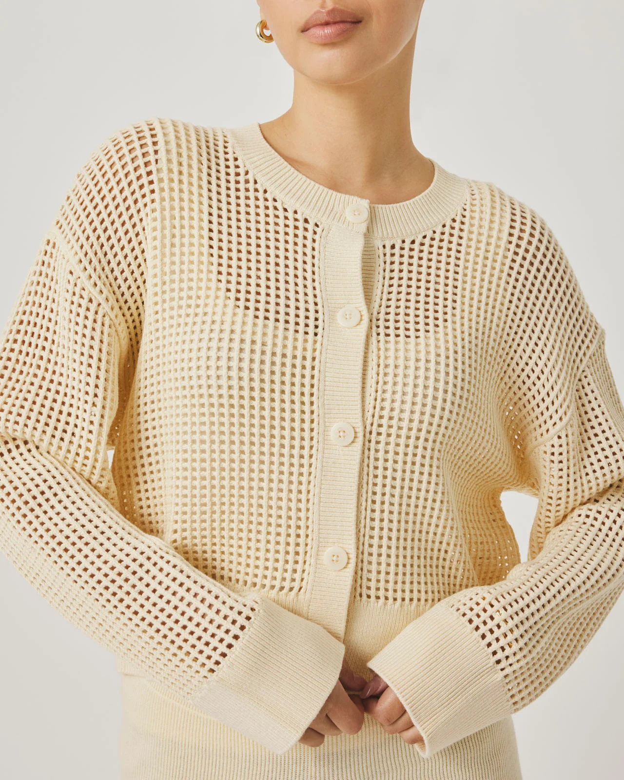 Splendid x @Cellajaneblog Open Stitch Cardi - Image 6