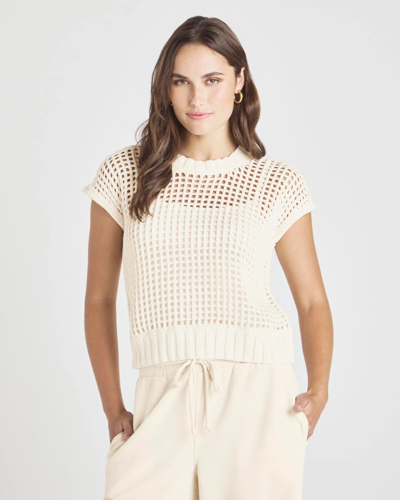 Splendid x @Cellajaneblog Pointelle Sweater Vest - Image 10