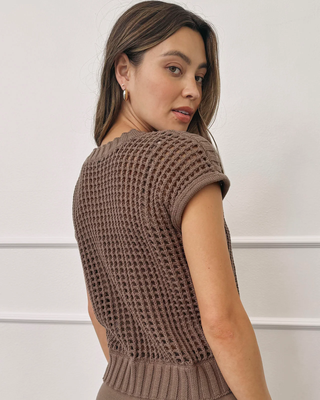 Splendid x @Cellajaneblog Pointelle Sweater Vest - Image 20