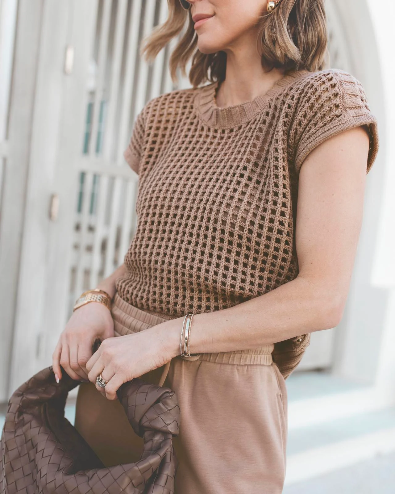 Splendid x @Cellajaneblog Pointelle Sweater Vest - Image 3