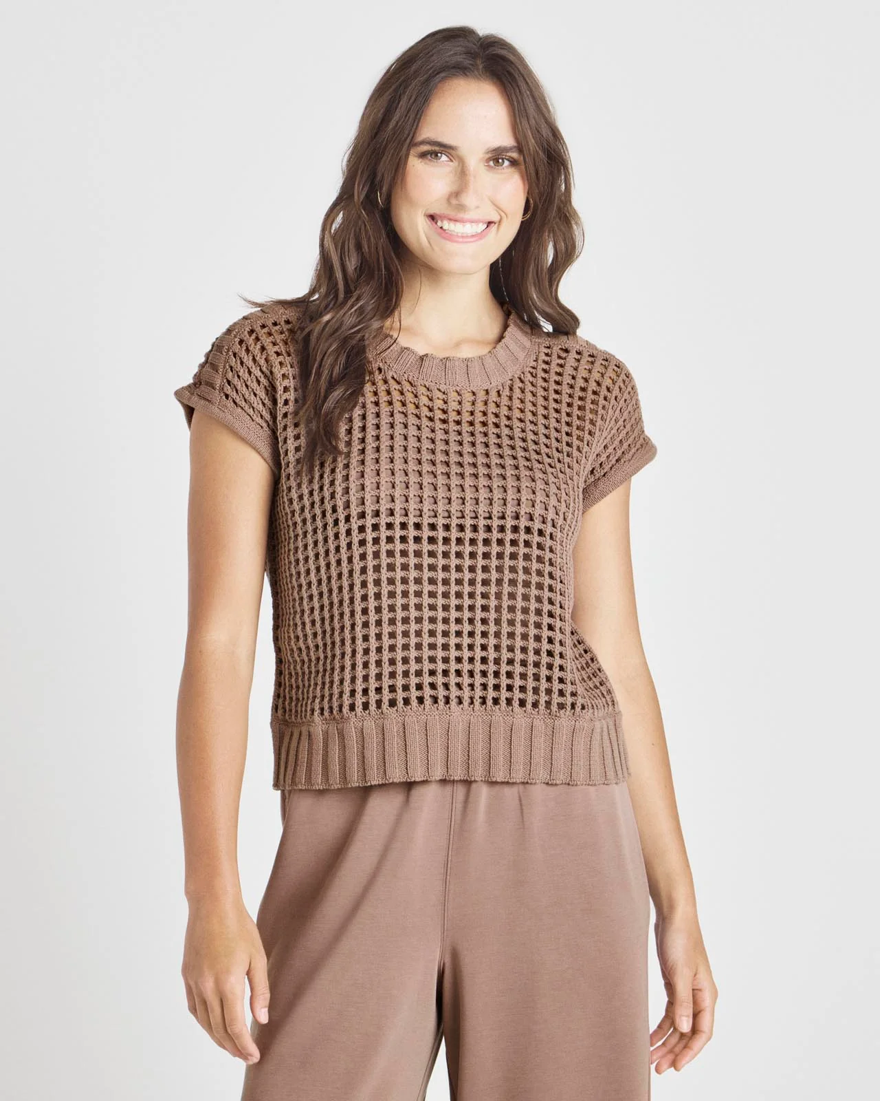 Splendid x @Cellajaneblog Pointelle Sweater Vest - Image 5