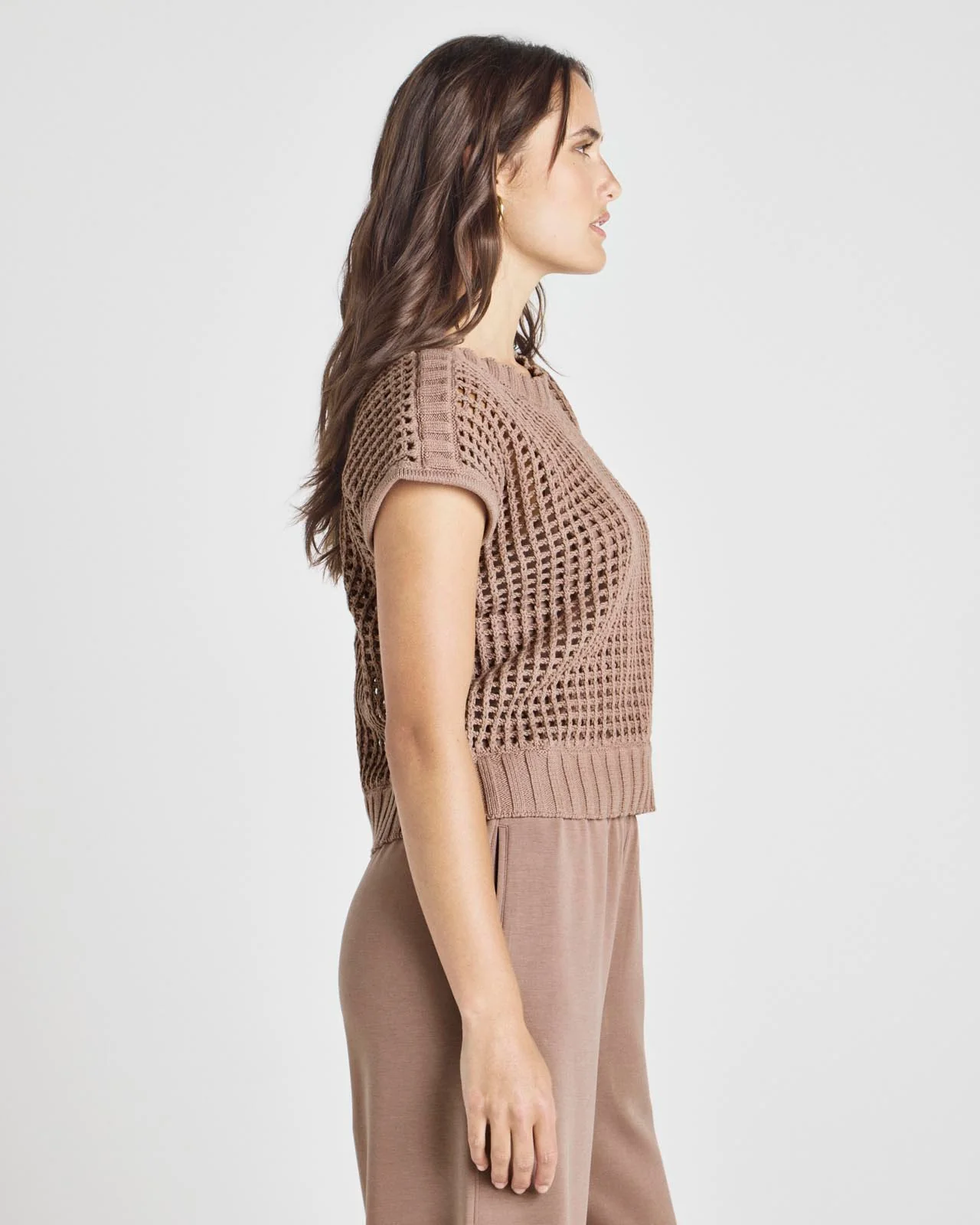 Splendid x @Cellajaneblog Pointelle Sweater Vest - Image 6