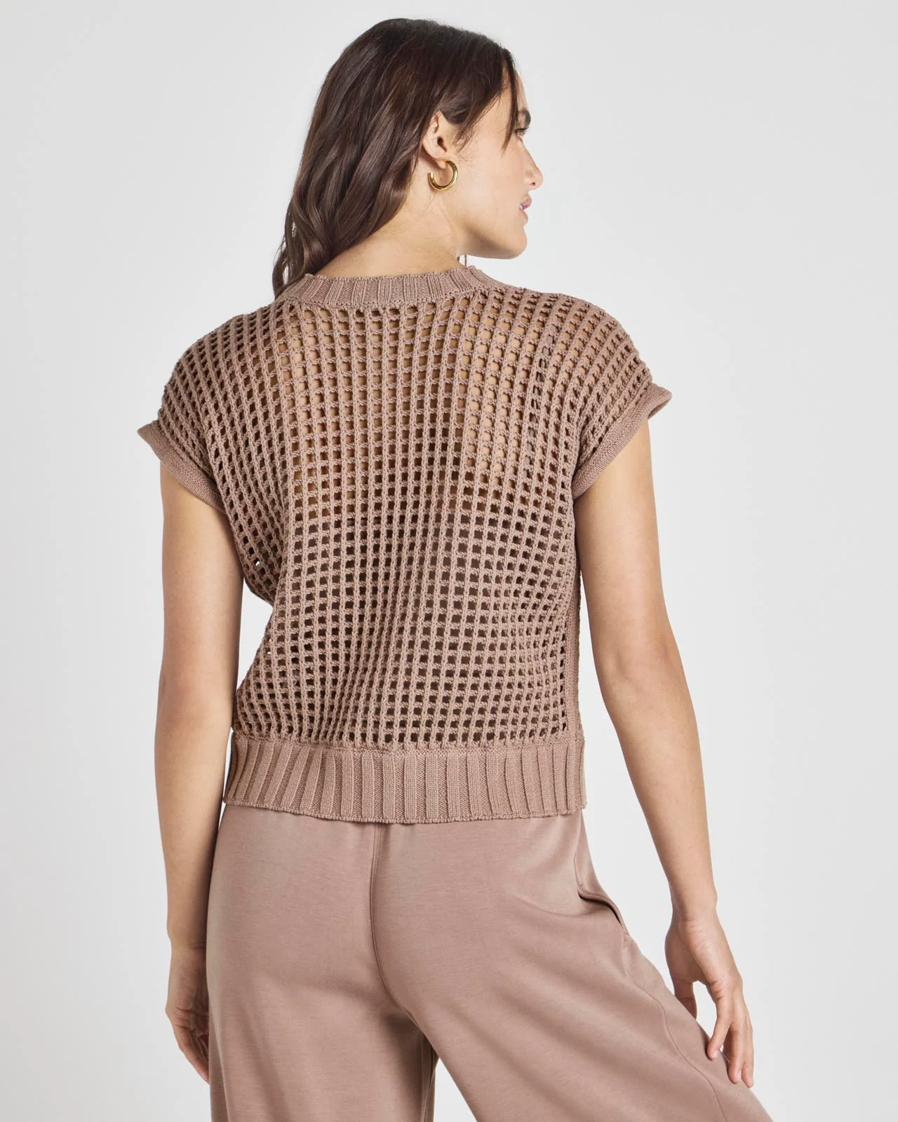 Splendid x @Cellajaneblog Pointelle Sweater Vest - Image 7