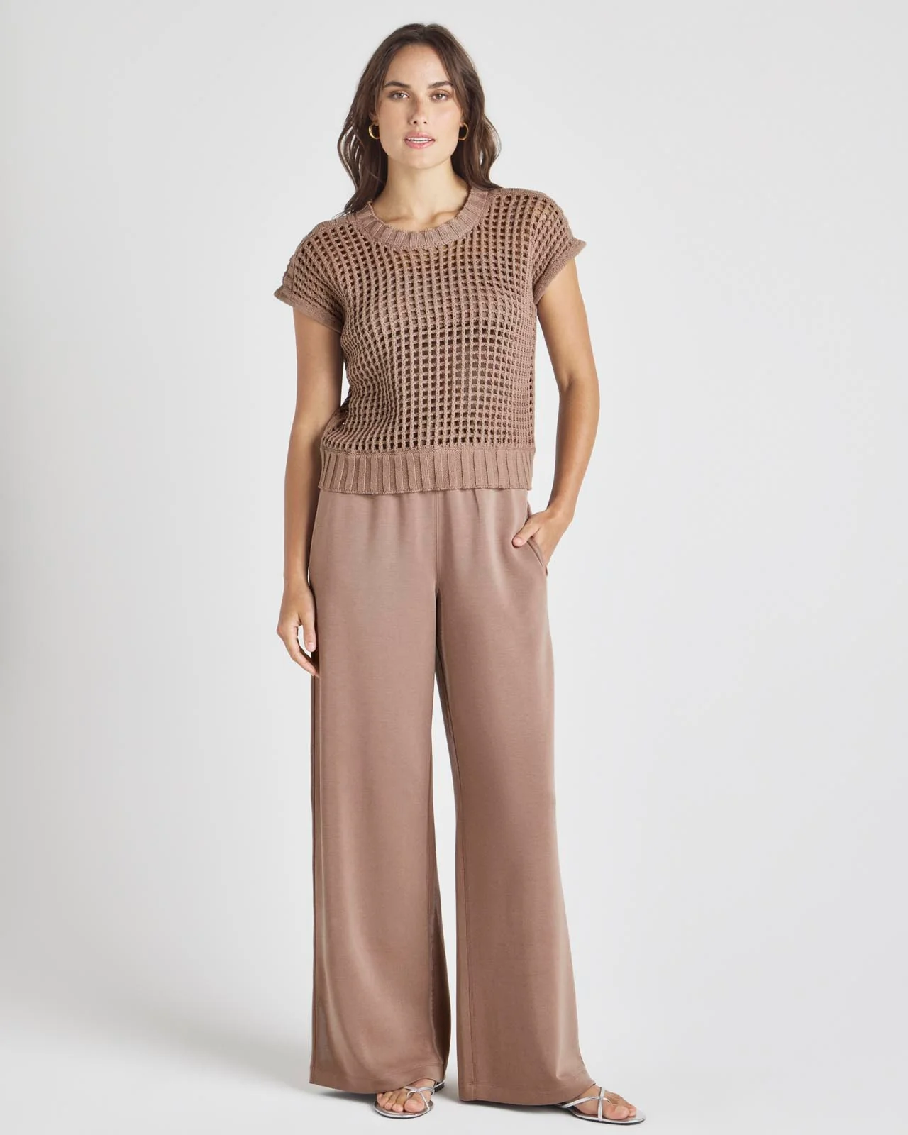 Splendid x @Cellajaneblog Pointelle Sweater Vest - Image 8