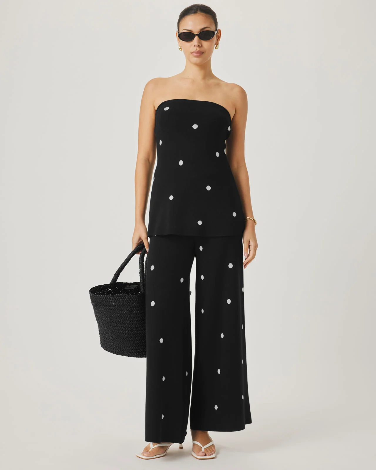 Splendid x @Cellajaneblog Polka Dot Pant - Image 4