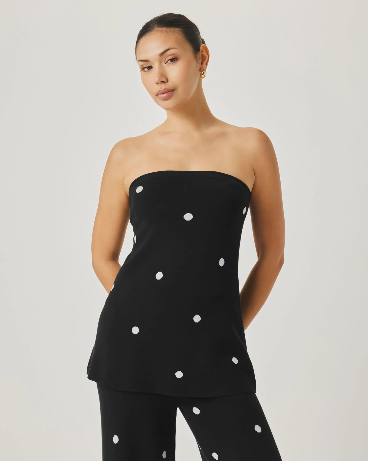 Splendid x @Cellajaneblog Polka Dot Top - Image 4