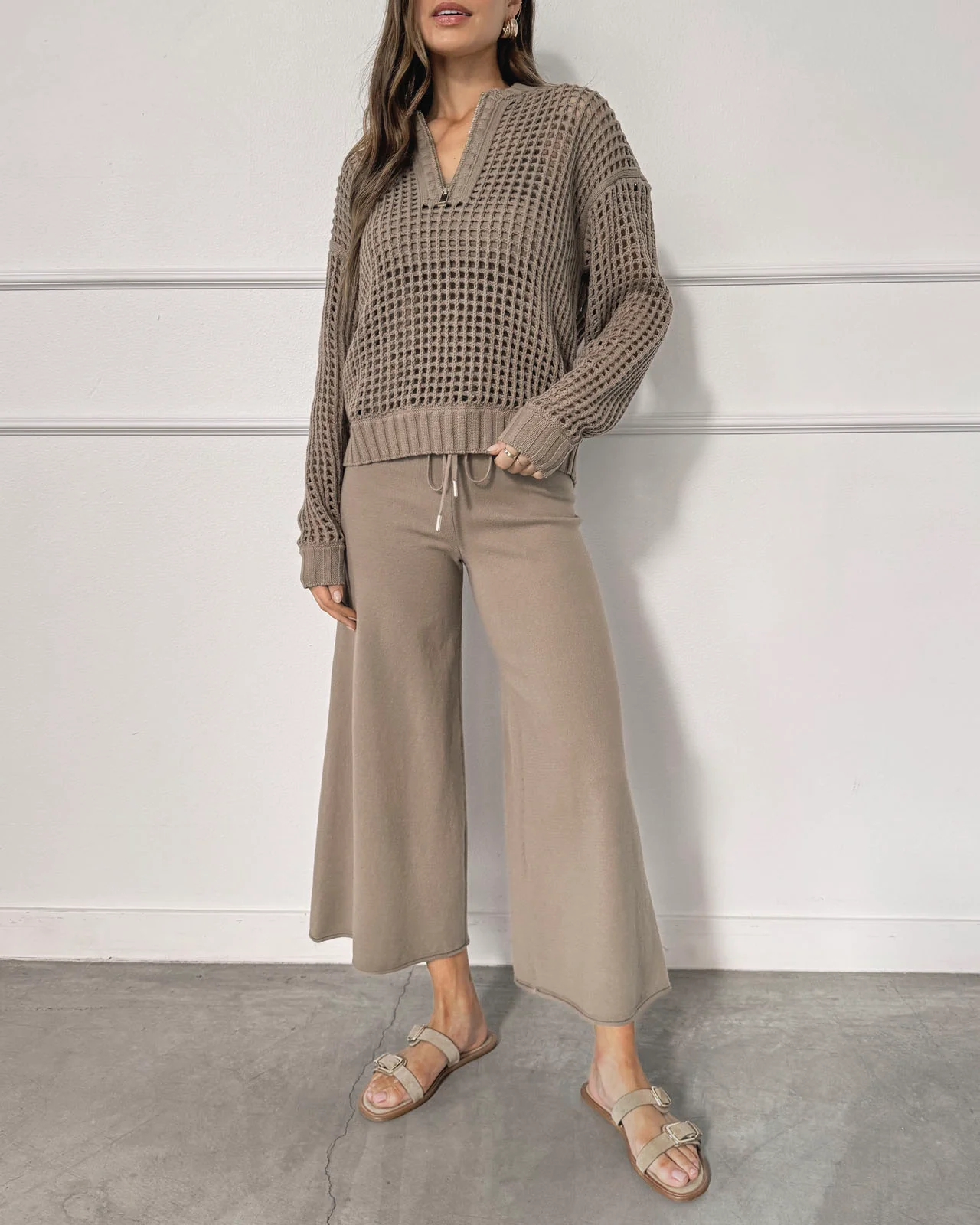Splendid x @Cellajaneblog Quarter Zip Sweater - Image 10