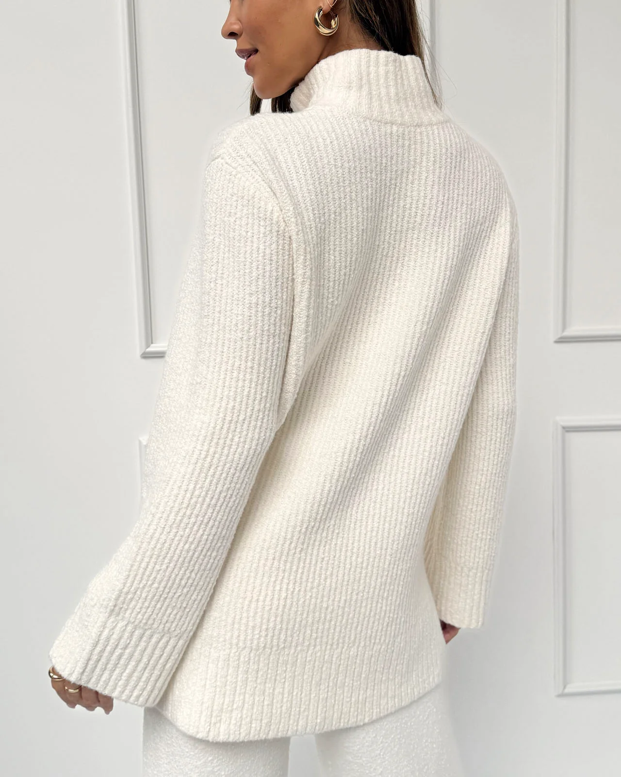 Splendid x @Cellajaneblog Quarter Zip Sweater - Image 6