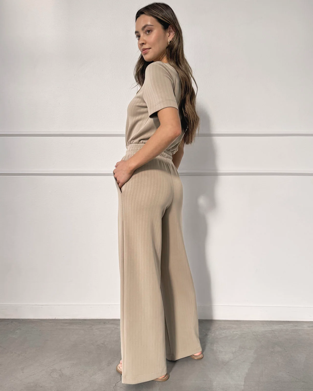 Splendid x @Cellajaneblog Rib Scuba Jumpsuit - Image 11
