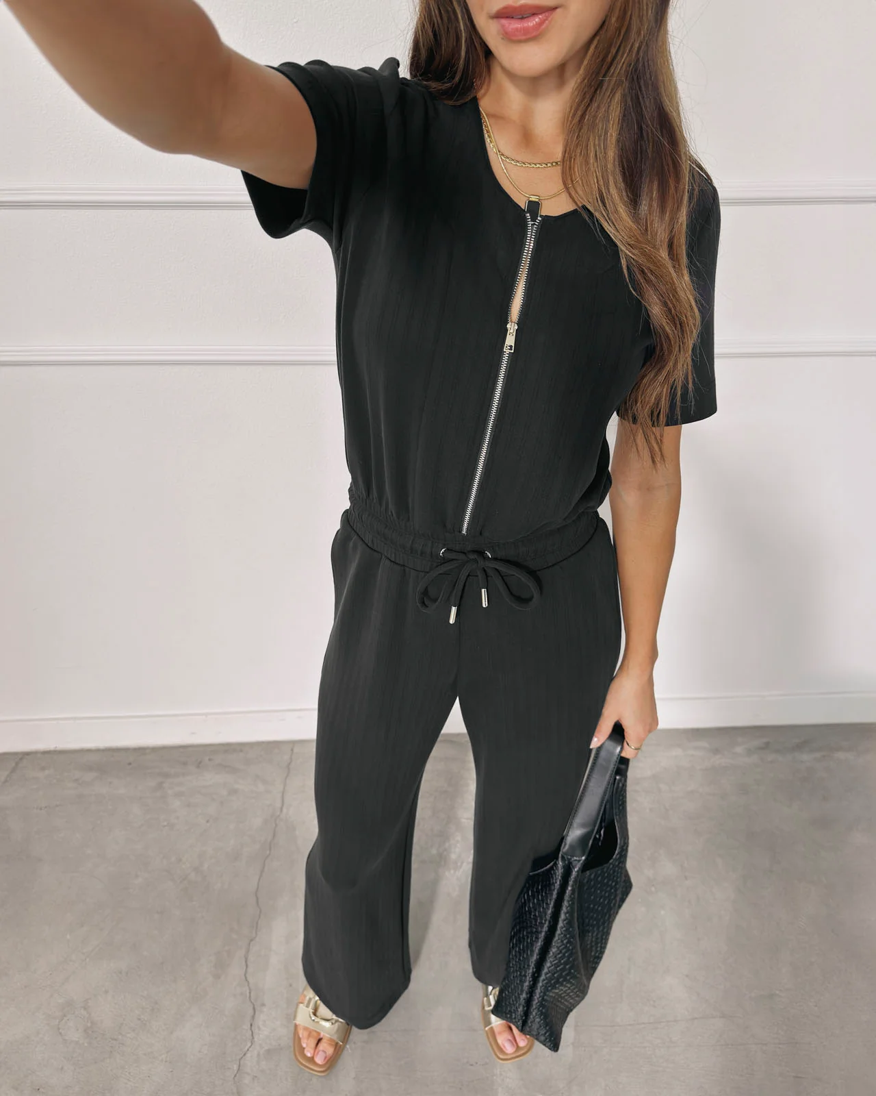Splendid x @Cellajaneblog Rib Scuba Jumpsuit - Image 6