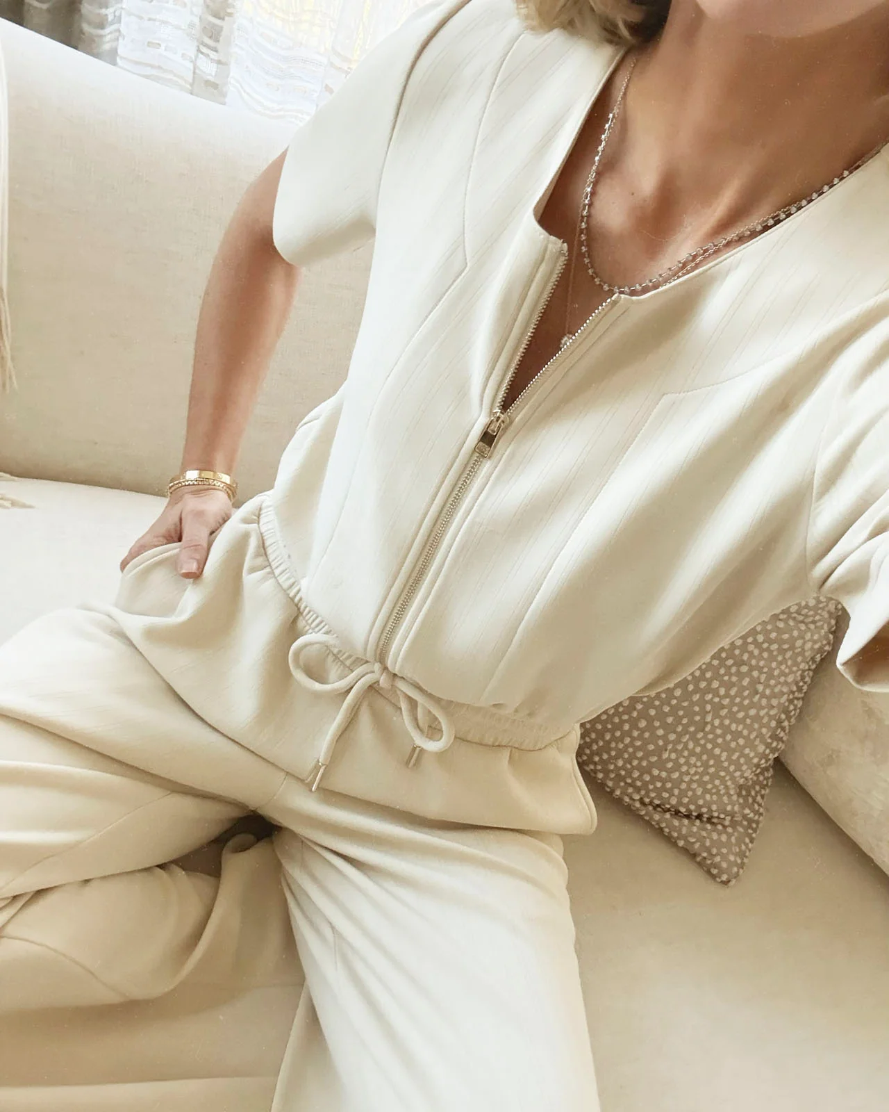 Splendid x @Cellajaneblog Rib Scuba Jumpsuit - Image 3