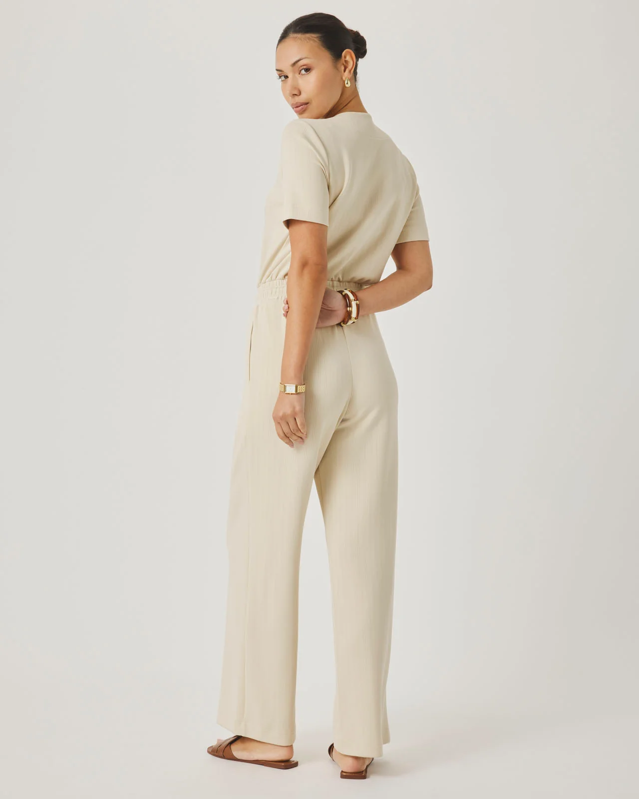 Splendid x @Cellajaneblog Rib Scuba Jumpsuit - Image 7