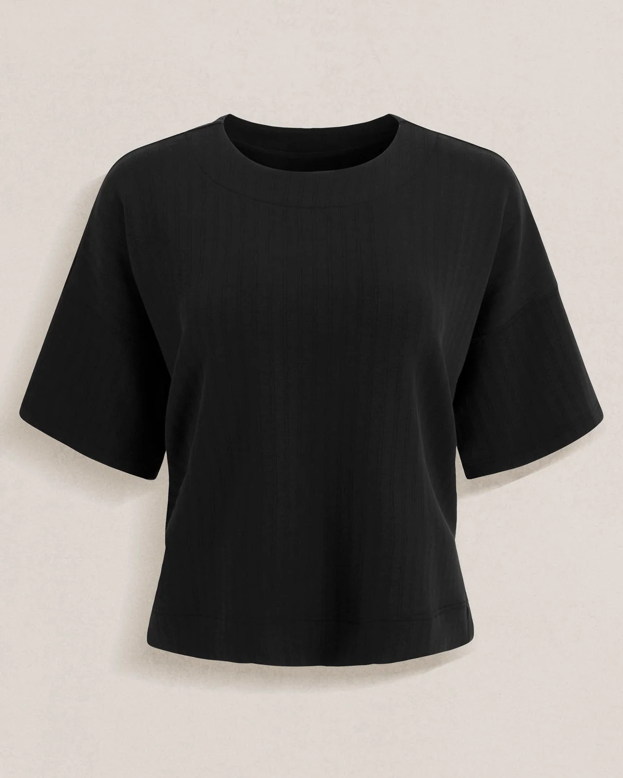 Splendid x Cellajaneblog Rib Scuba Short Sleeve Sweatshirt - Image 7