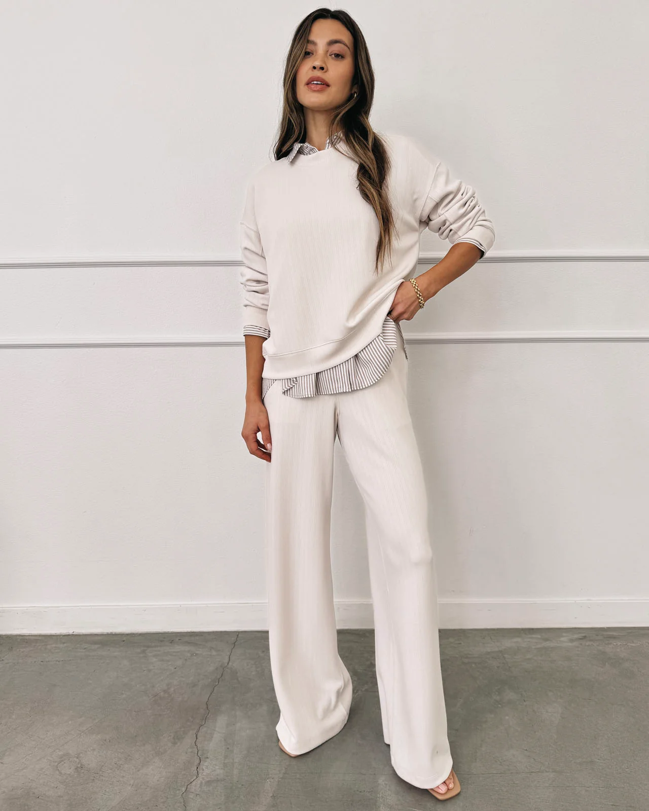 Splendid x @Cellajaneblog Rib Scuba Sweatshirt - Image 13