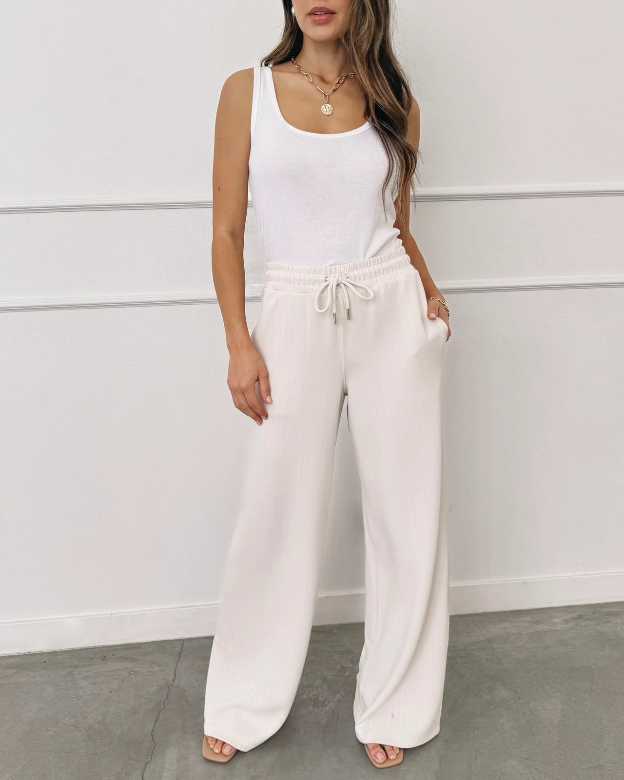 Splendid x @Cellajaneblog Rib Scuba Wide Leg Pant - Image 15