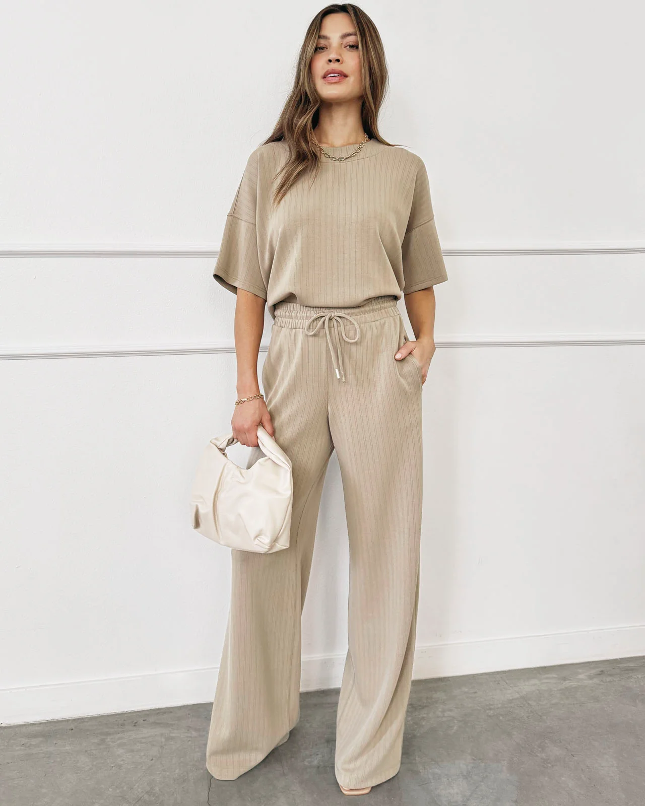 Splendid x @Cellajaneblog Rib Scuba Wide Leg Pant - Image 21