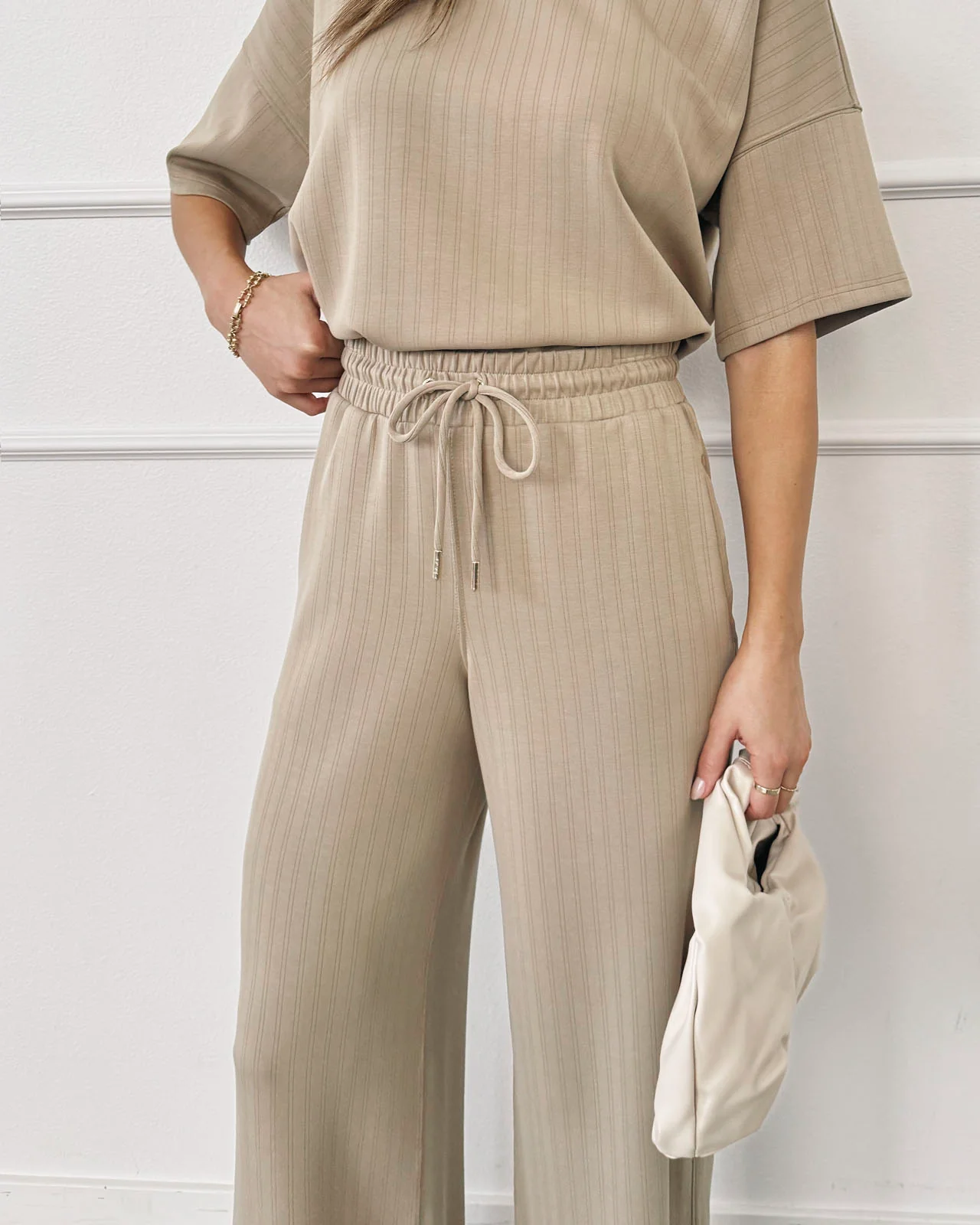 Splendid x @Cellajaneblog Rib Scuba Wide Leg Pant - Image 22