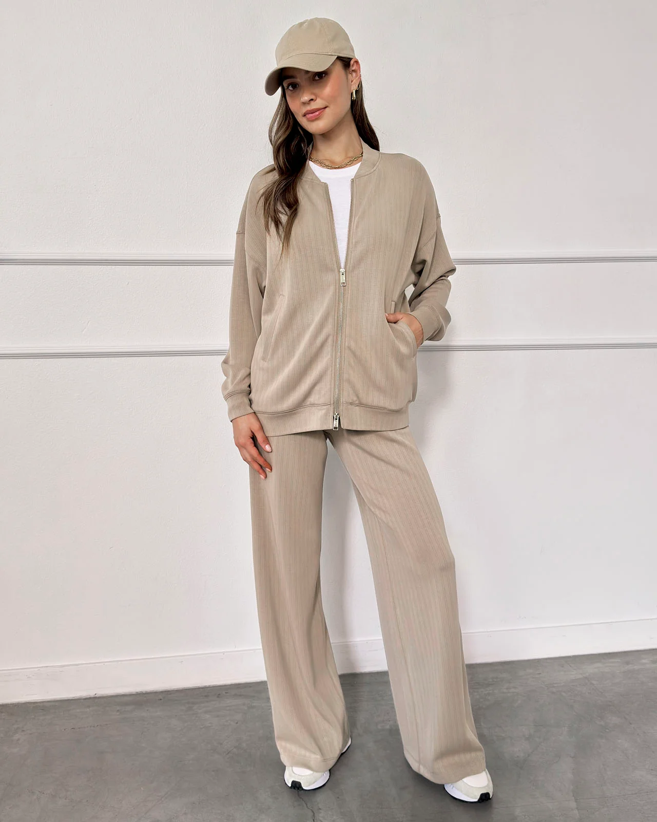 Splendid x Cellajaneblog Rib Scuba Zip-Up Jacket - Image 12