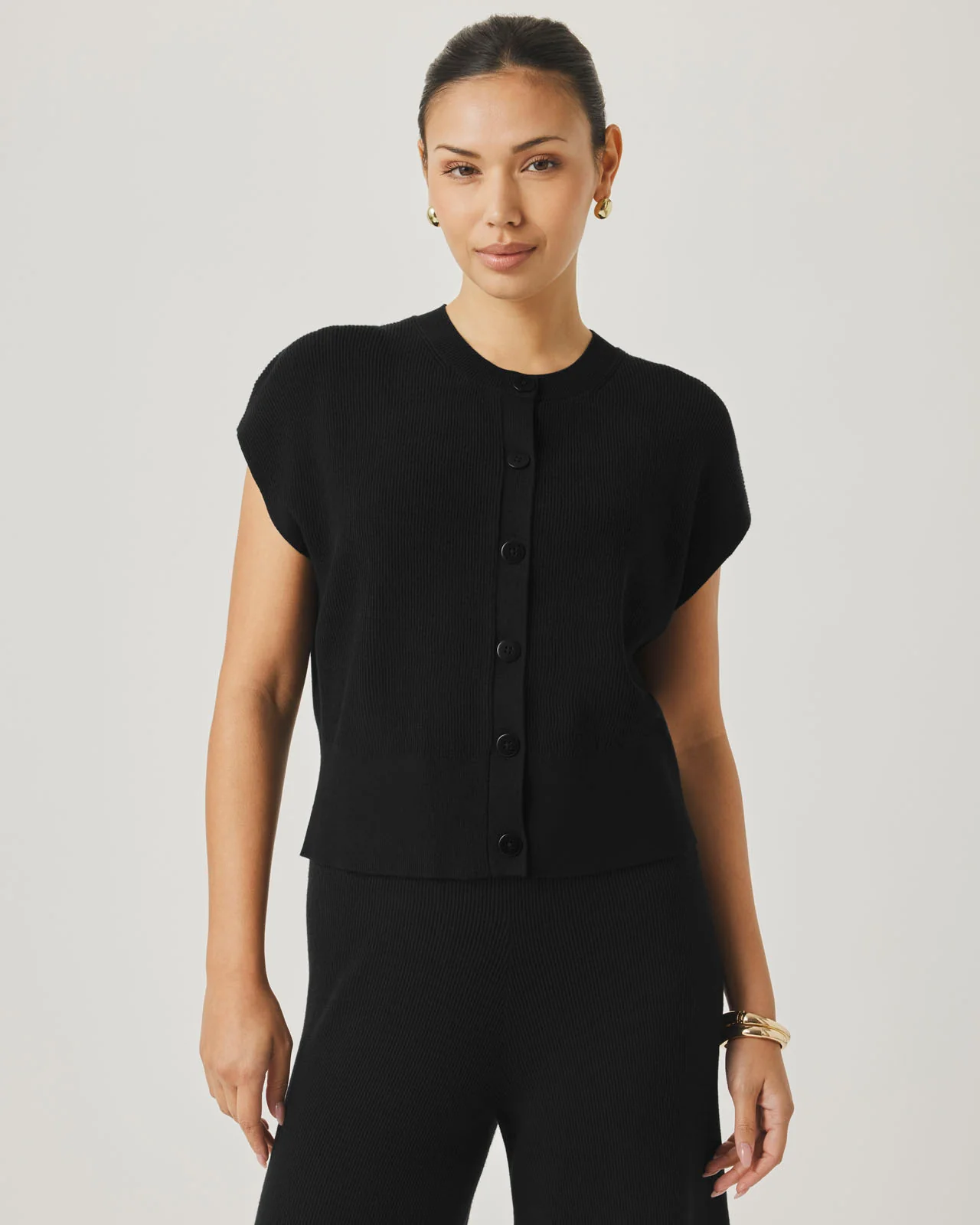Splendid x @Cellajaneblog Sleeveless Cardi - Image 6