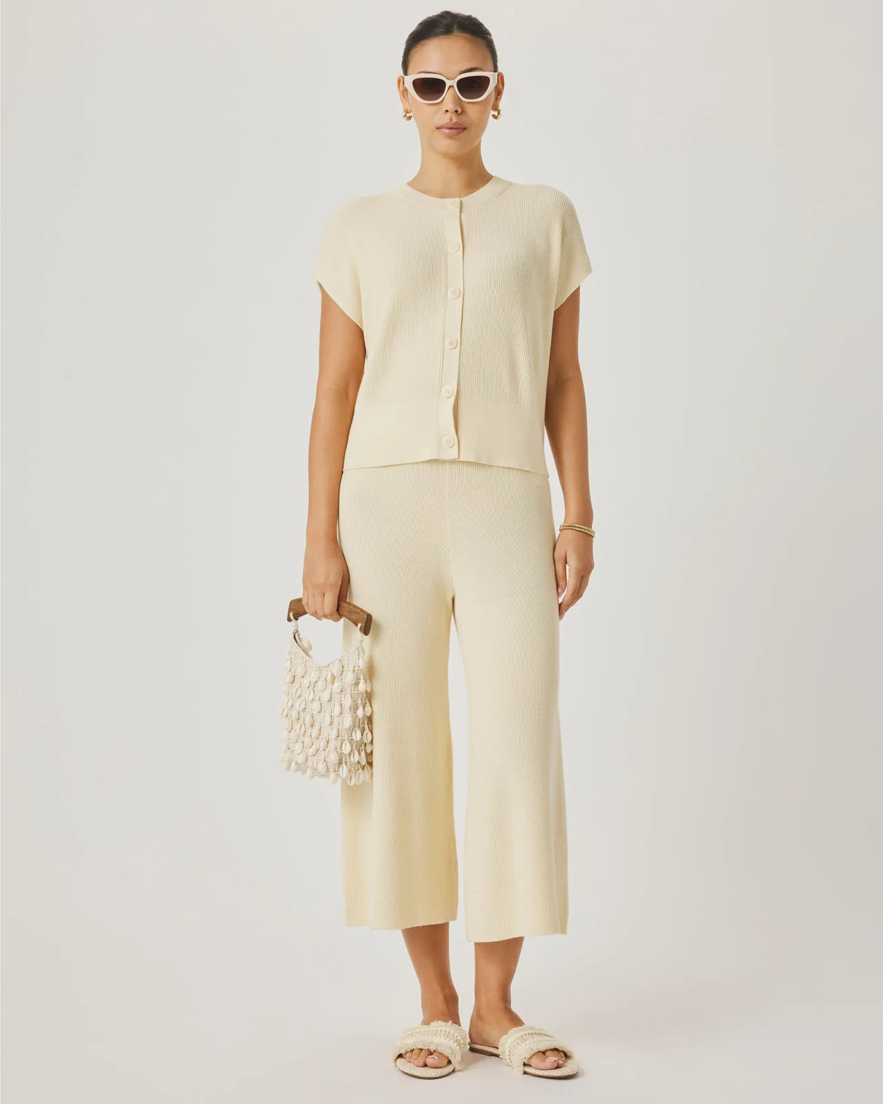 Splendid x @Cellajaneblog Sleeveless Cardi - Image 5
