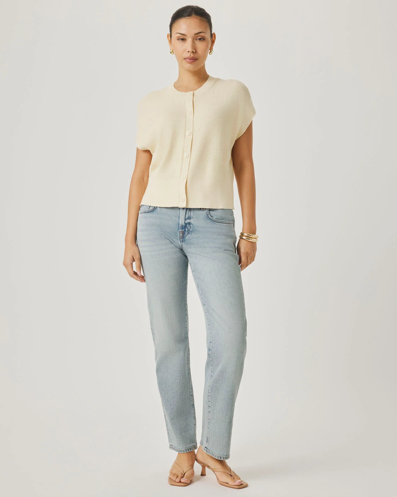 Splendid x @Cellajaneblog Sleeveless Cardi - Image 6