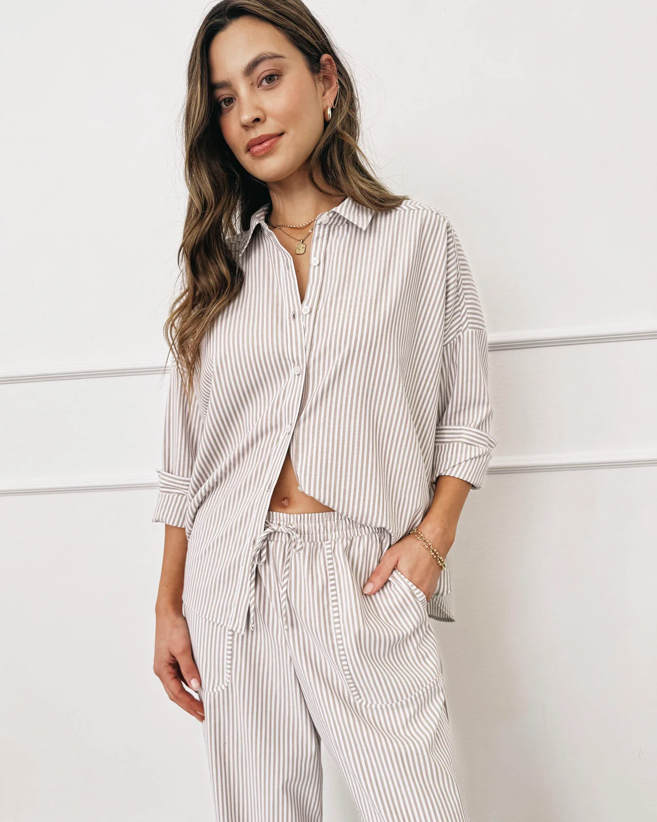 Splendid x @Cellajaneblog Poplin Button Down - Image 26