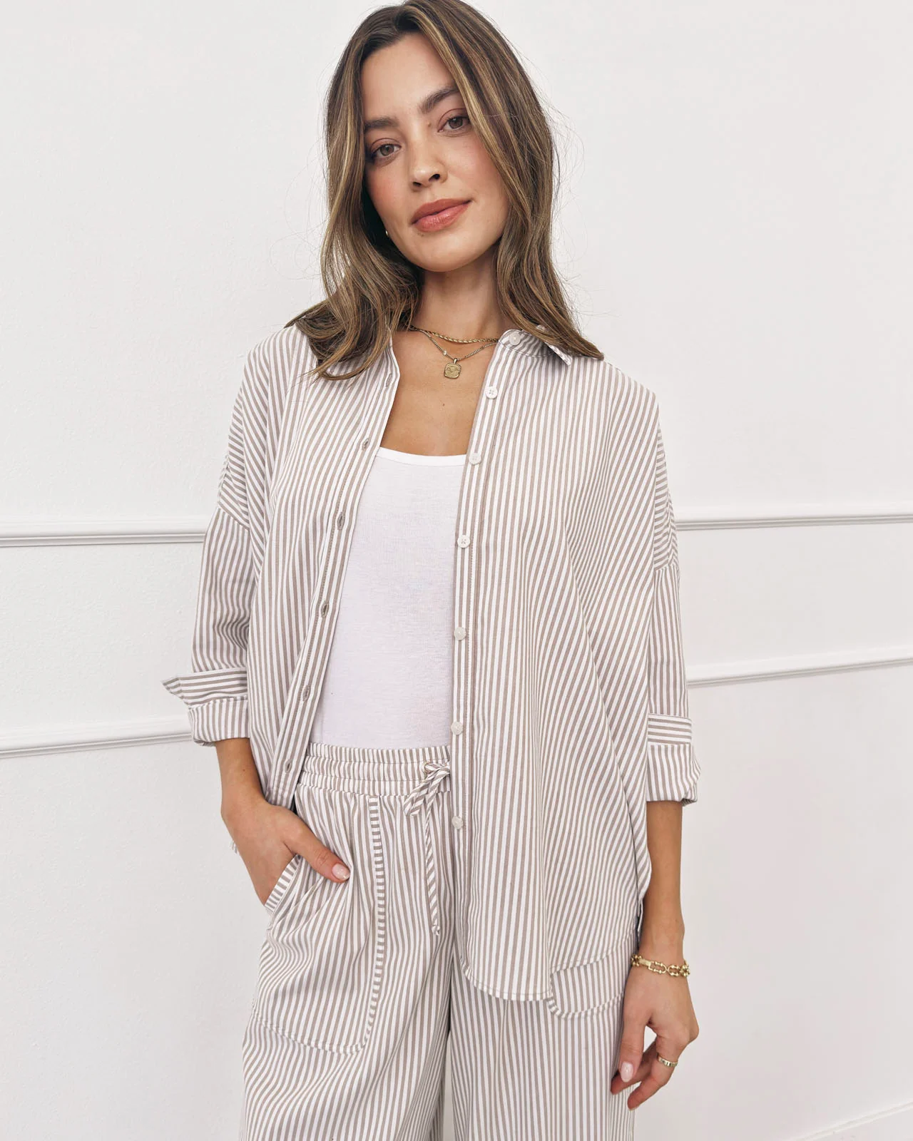 Splendid x @Cellajaneblog Poplin Button Down - Image 27