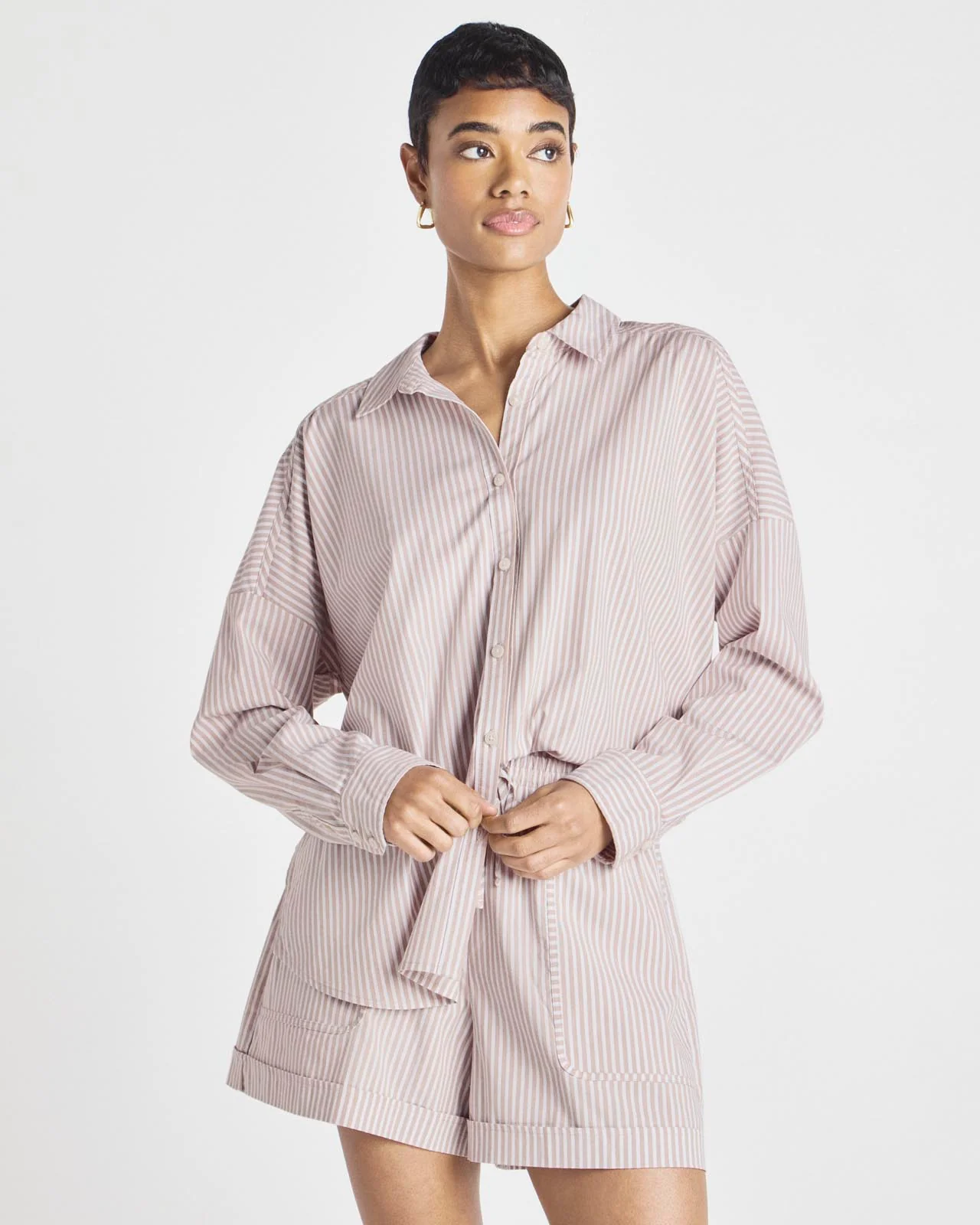 Splendid x @Cellajaneblog Poplin Button Down - Image 6
