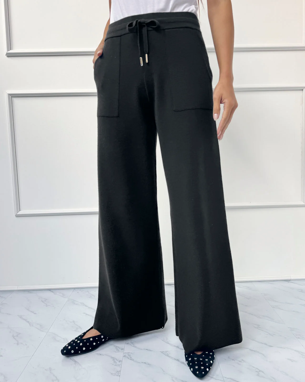 Splendid x @Cellajaneblog Sweater Wide Leg Pant
