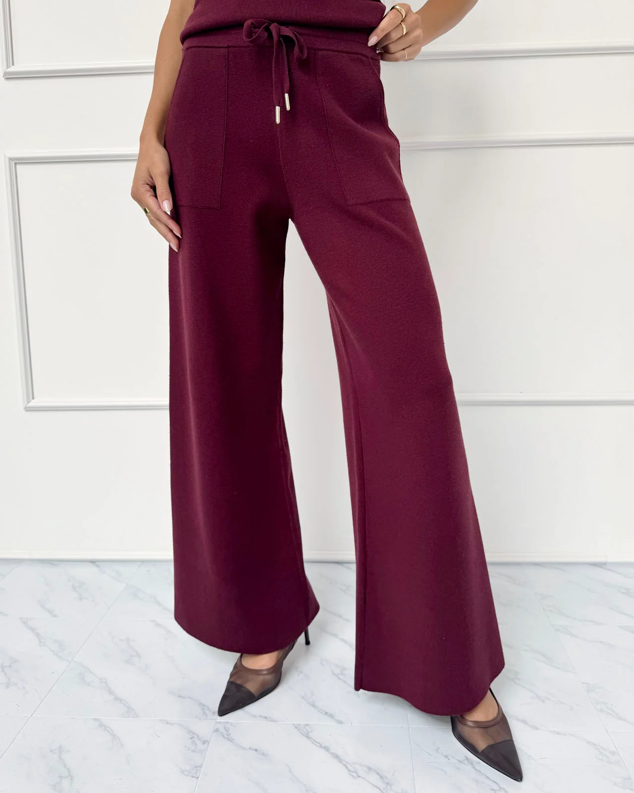 Splendid x @Cellajaneblog Sweater Wide Leg Pant - Image 3