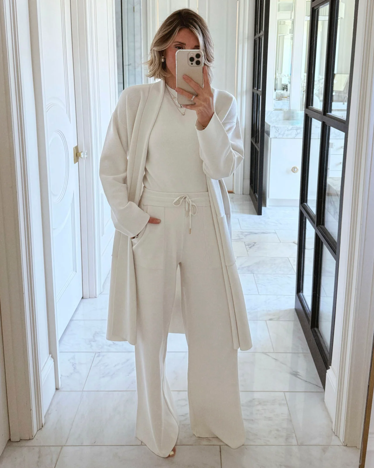 Splendid x @Cellajaneblog Sweater Wide Leg Pant