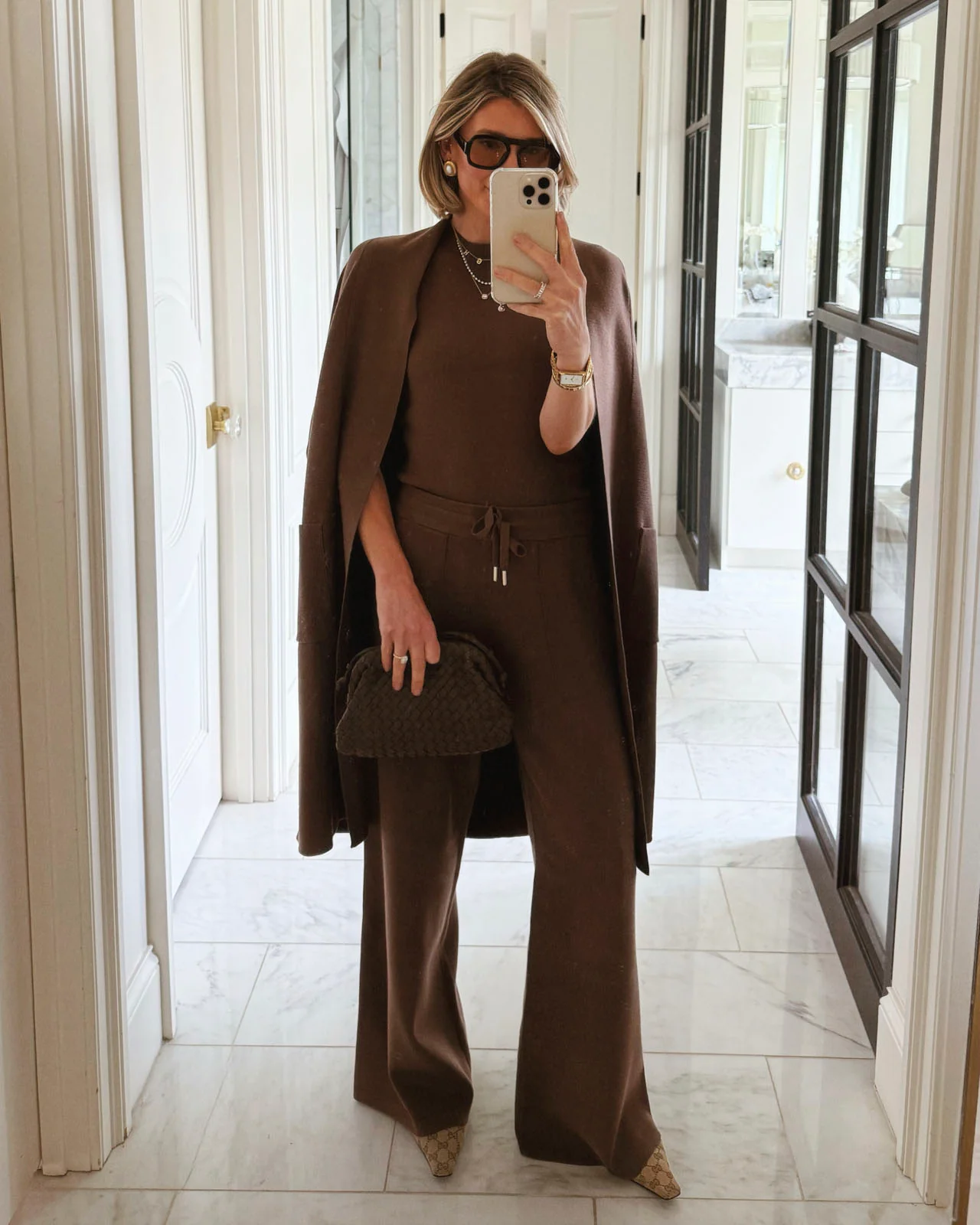 Splendid x @Cellajaneblog Sweater Wide Leg Pant