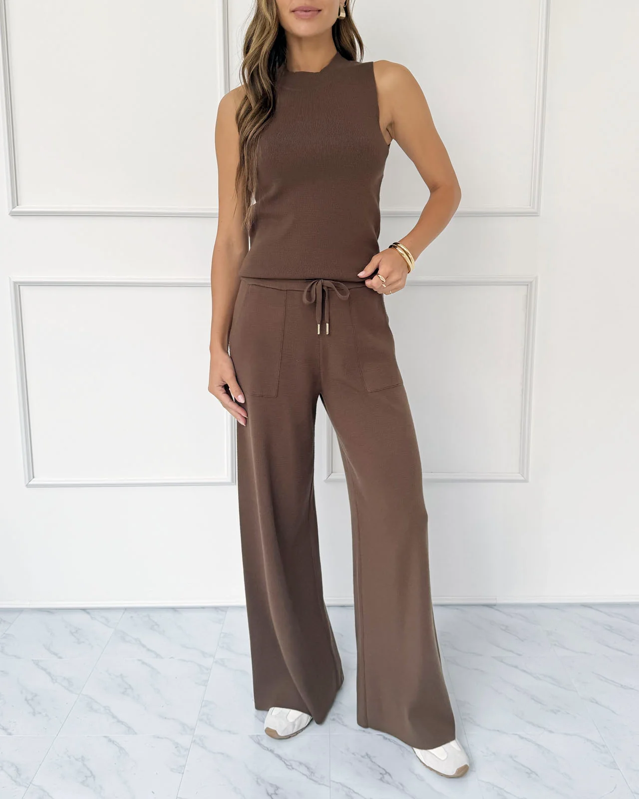 Splendid x @Cellajaneblog Sweater Wide Leg Pant - Image 5