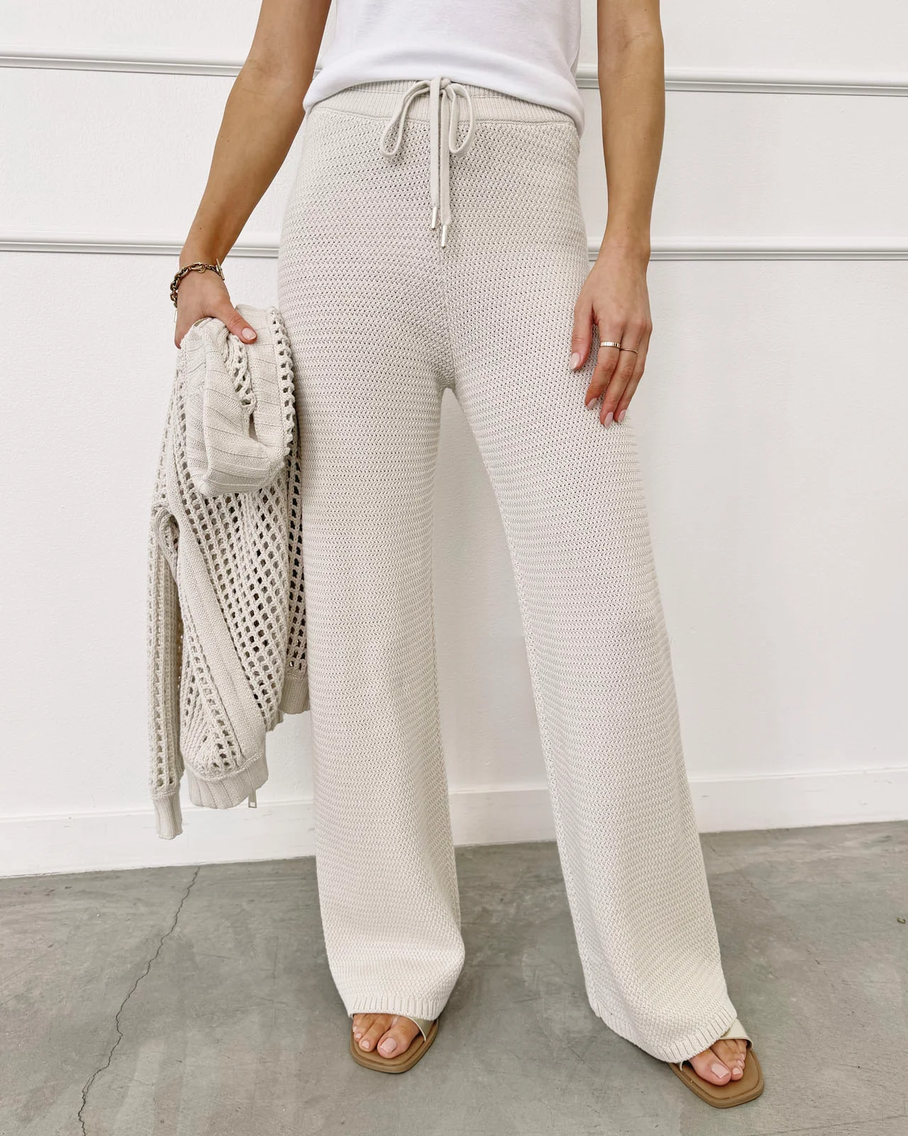 Splendid x Cellajaneblog Textured Sweater Pant - Image 4