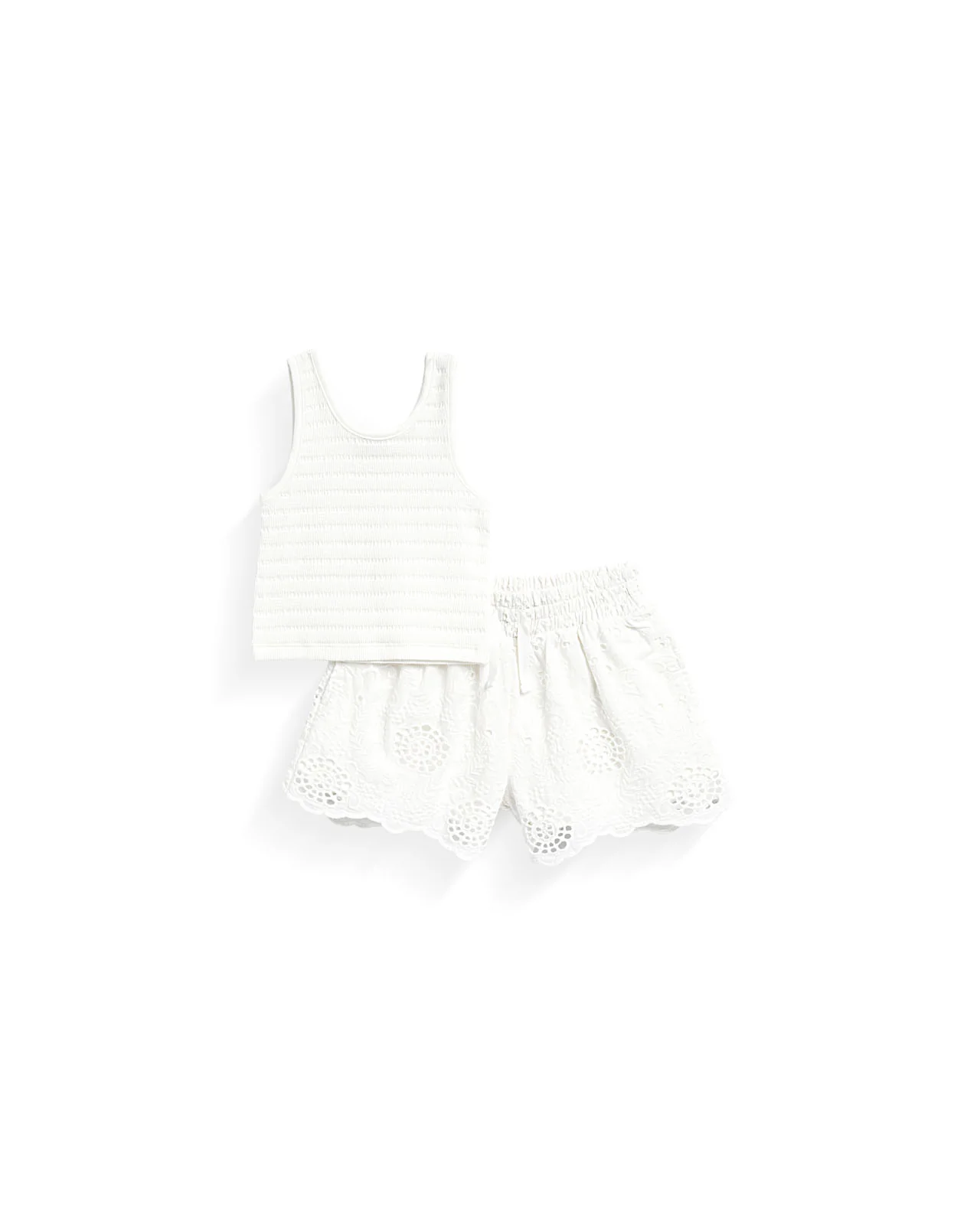Splendid x @Cellajaneblog Toddler Girl Eyelet Short Set