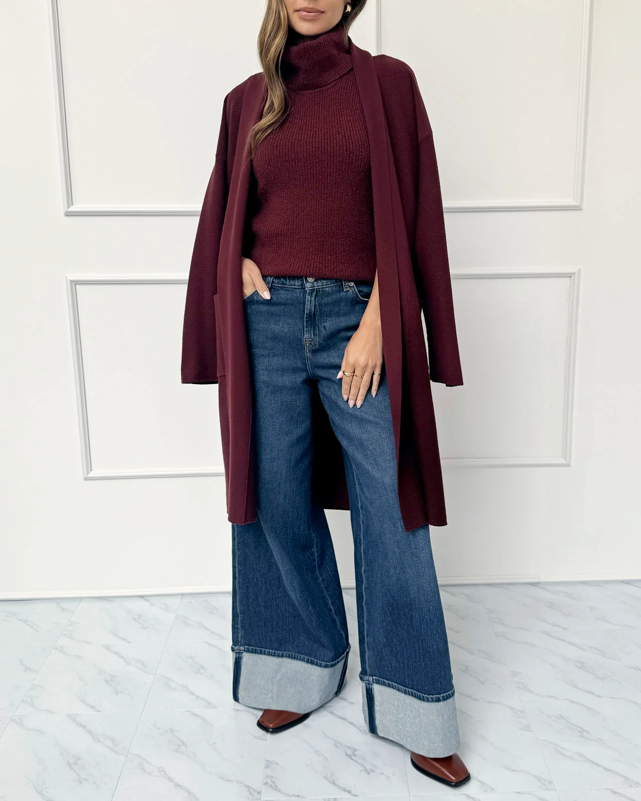 Splendid x @Cellajaneblog Turtleneck Tank Sweater - Image 6