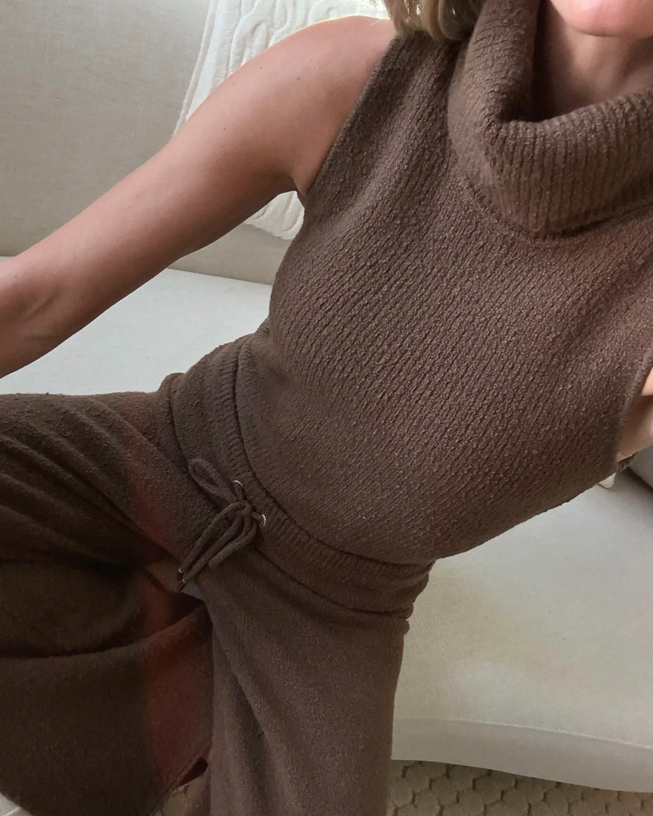 Splendid x @Cellajaneblog Turtleneck Tank Sweater