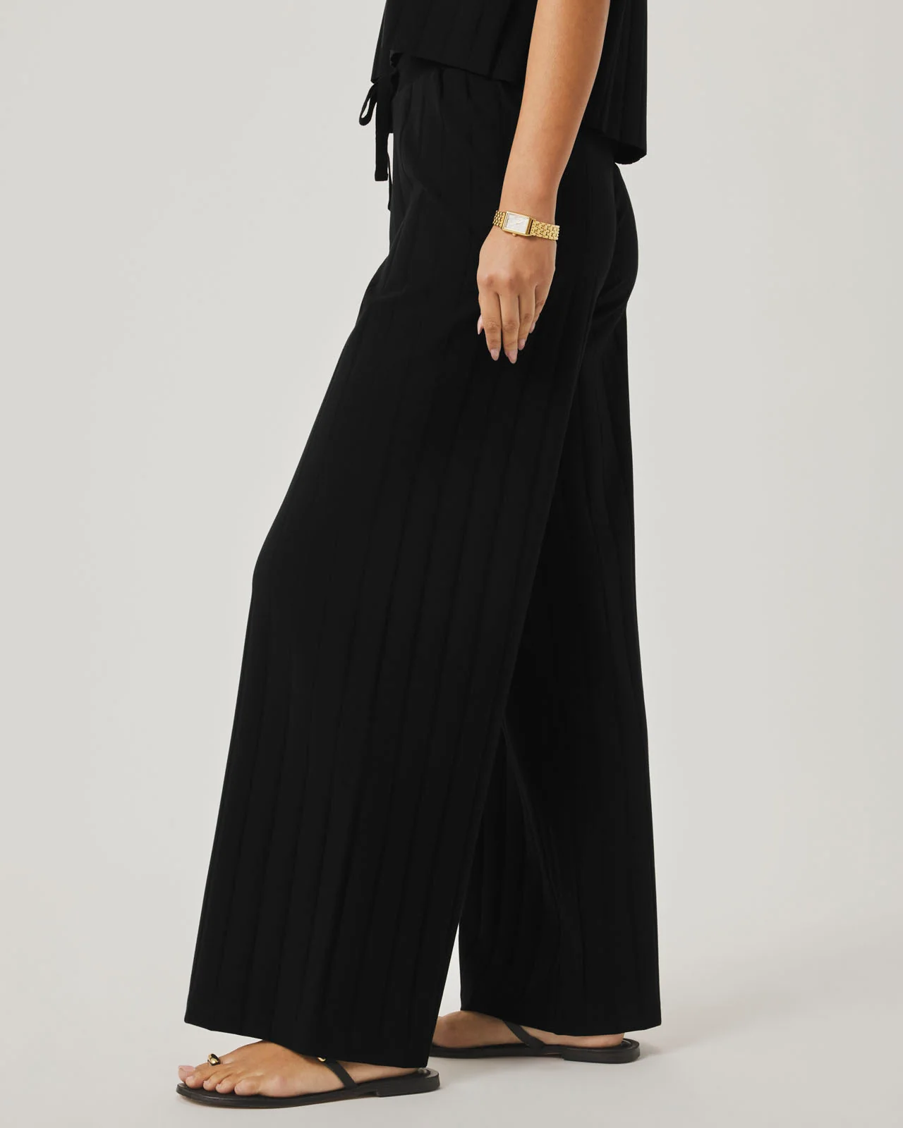 Splendid x @Cellajaneblog Wide Rib Pant - Image 5