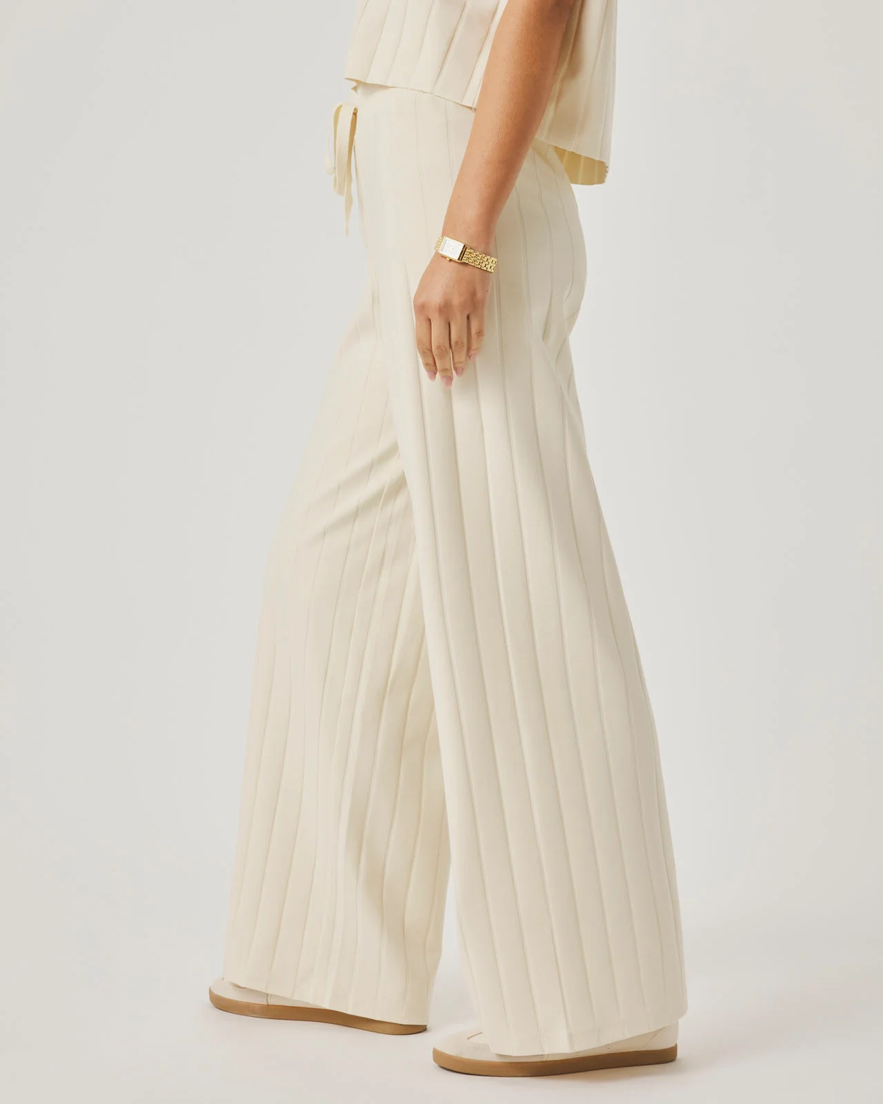 Splendid x @Cellajaneblog Wide Rib Pant - Image 7