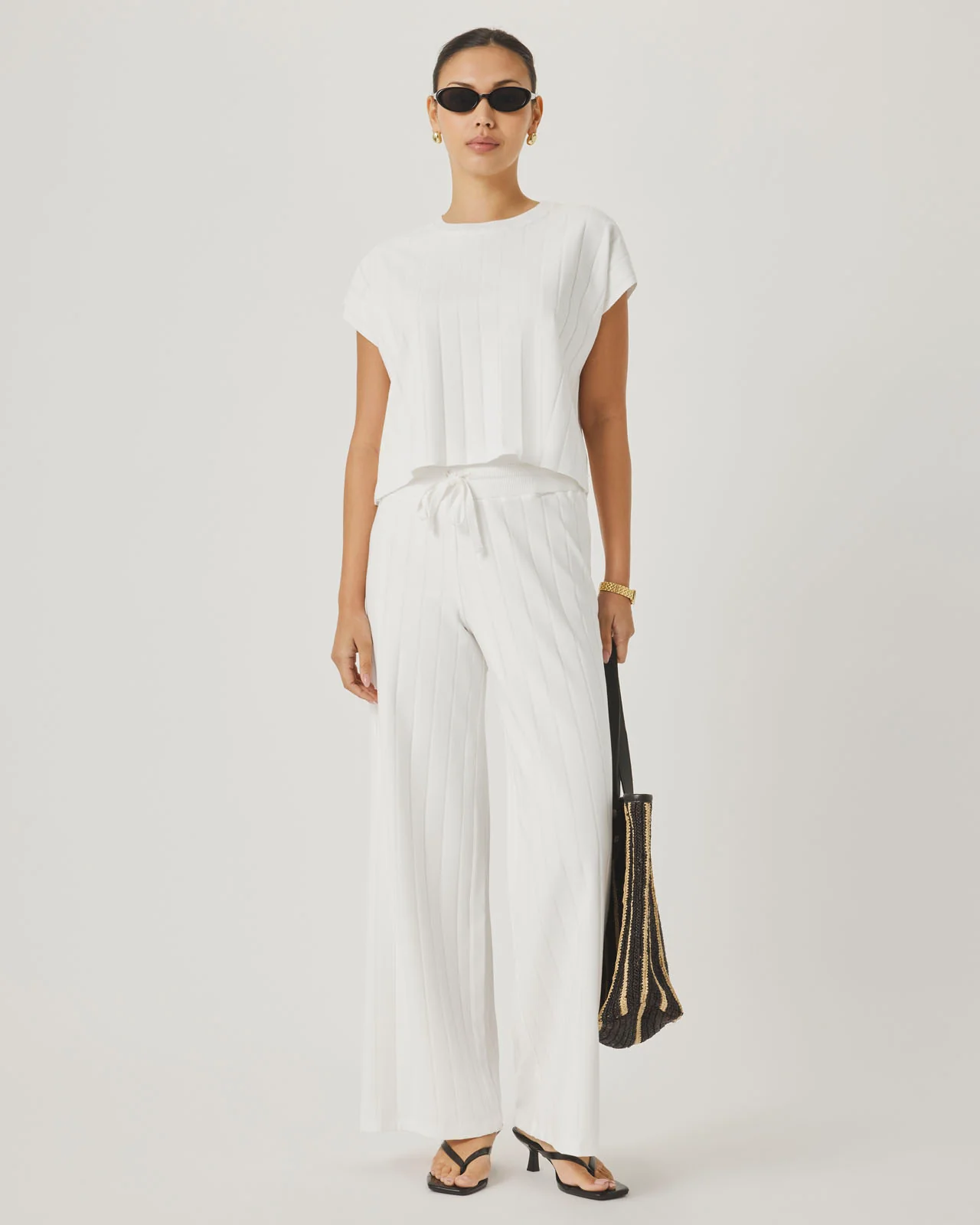 Splendid x @Cellajaneblog Wide Rib Pant - Image 4