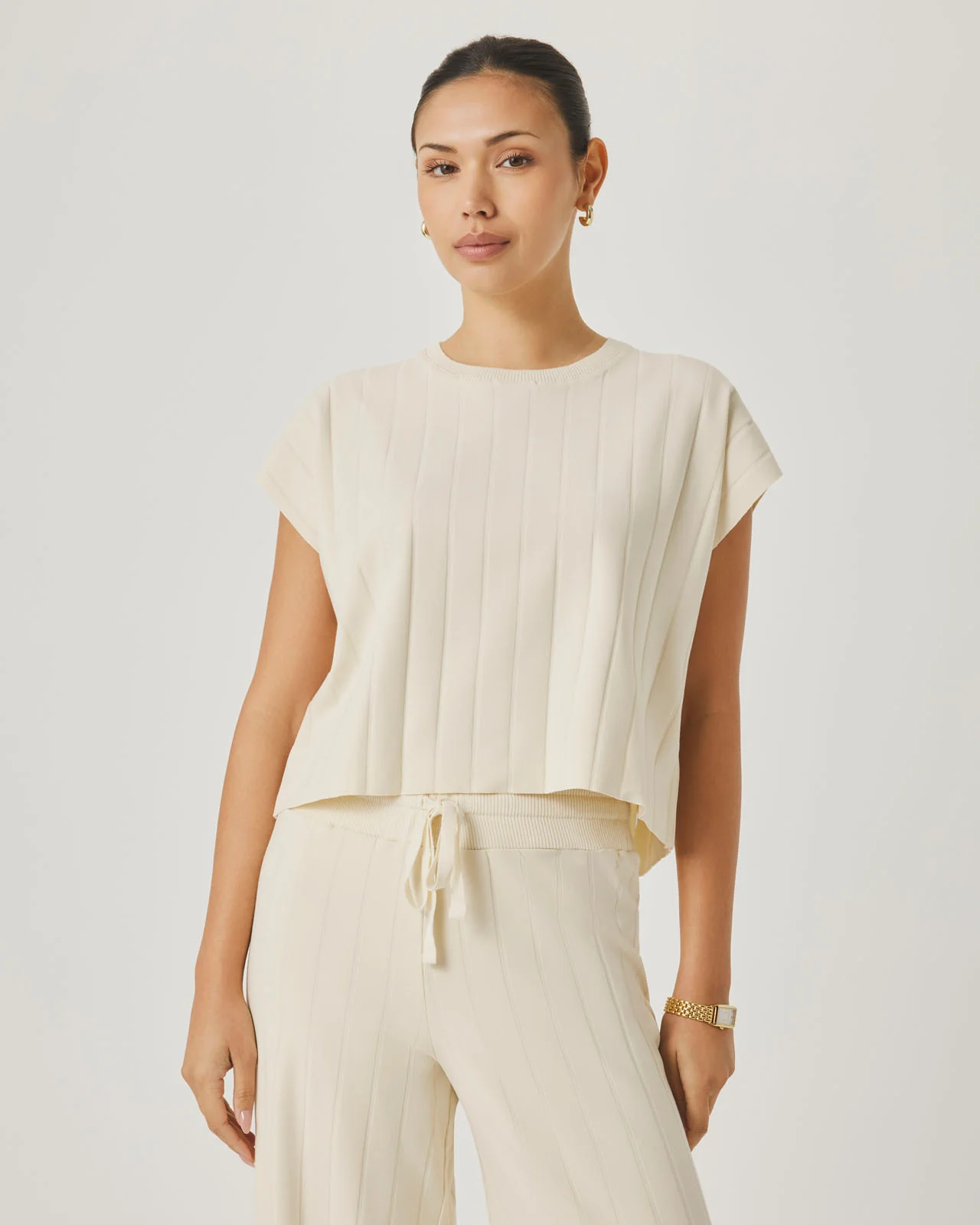 Splendid x @Cellajaneblog Wide Rib Top - Image 4
