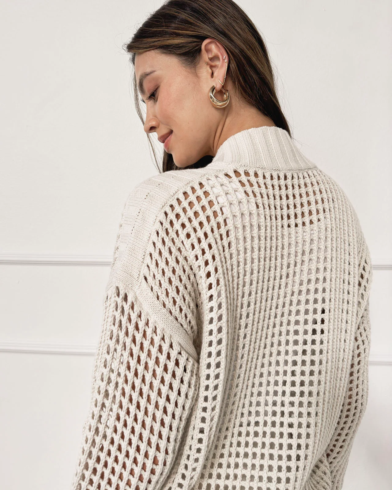 Splendid x @Cellajaneblog Zip Sweater Bomber Jacket - Image 5