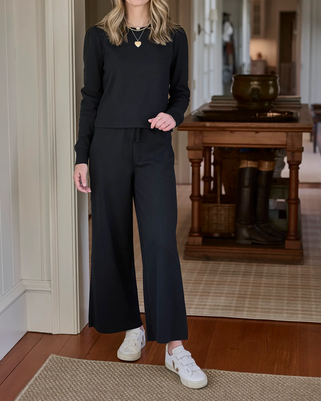 Splendid x Charli Evans Puff Sleeve Top