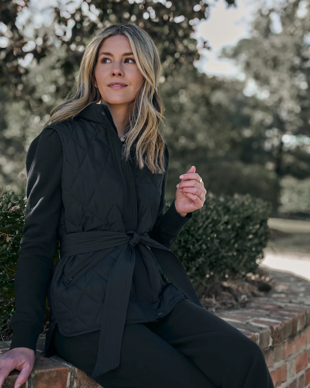 Splendid x Charli Evans Quilted Vest