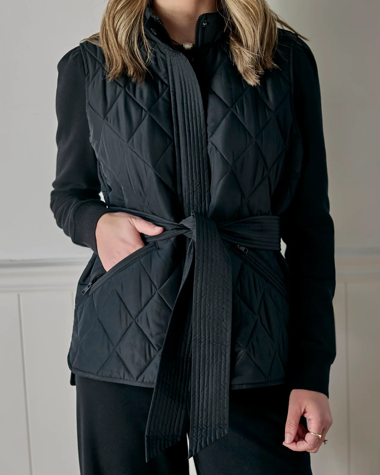 Splendid x Charli Evans Quilted Vest - Image 3