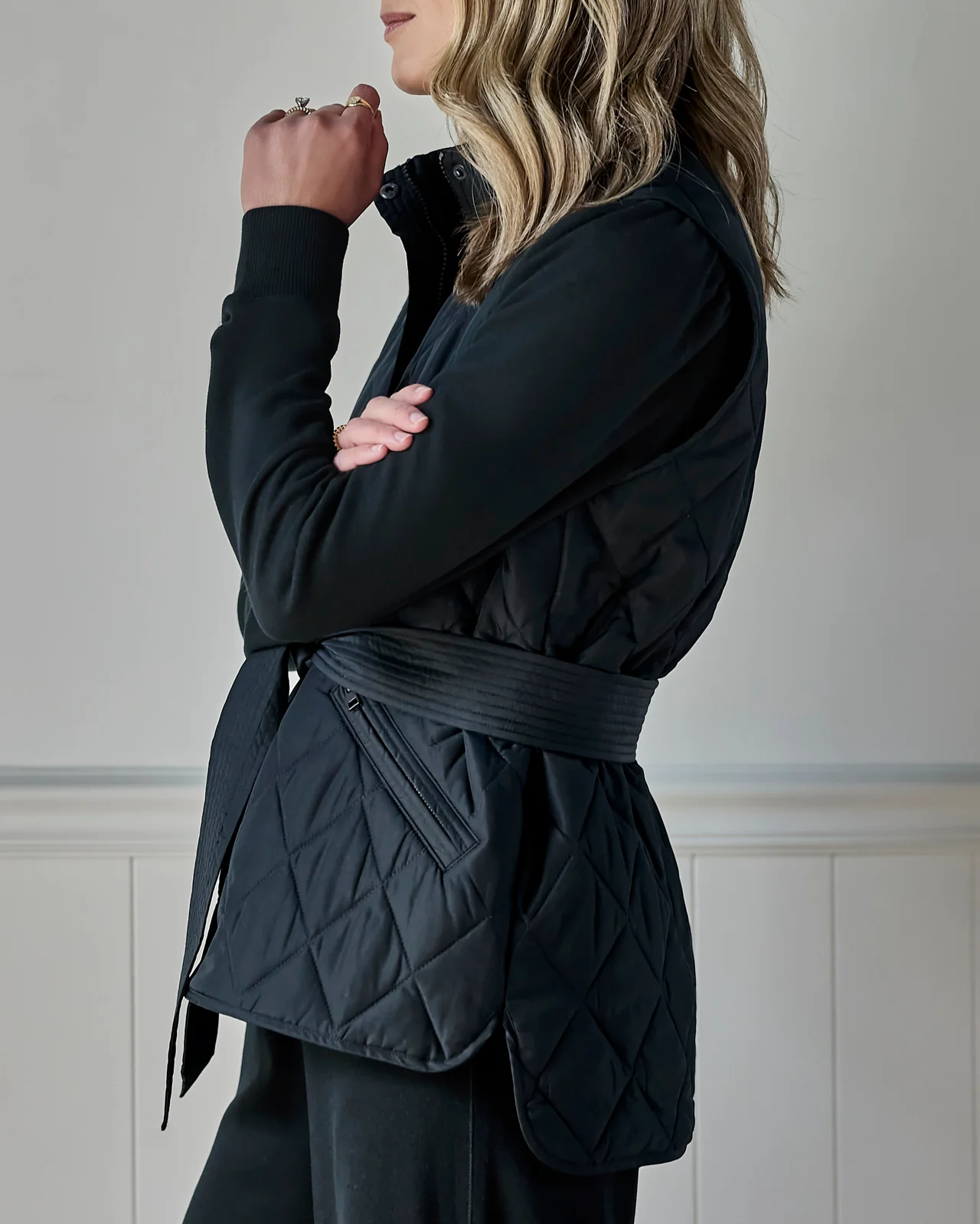 Splendid x Charli Evans Quilted Vest - Image 4