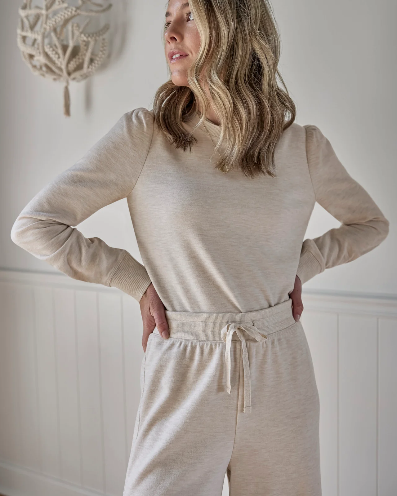 Splendid x Charli Evans Puff Sleeve Top - Image 3