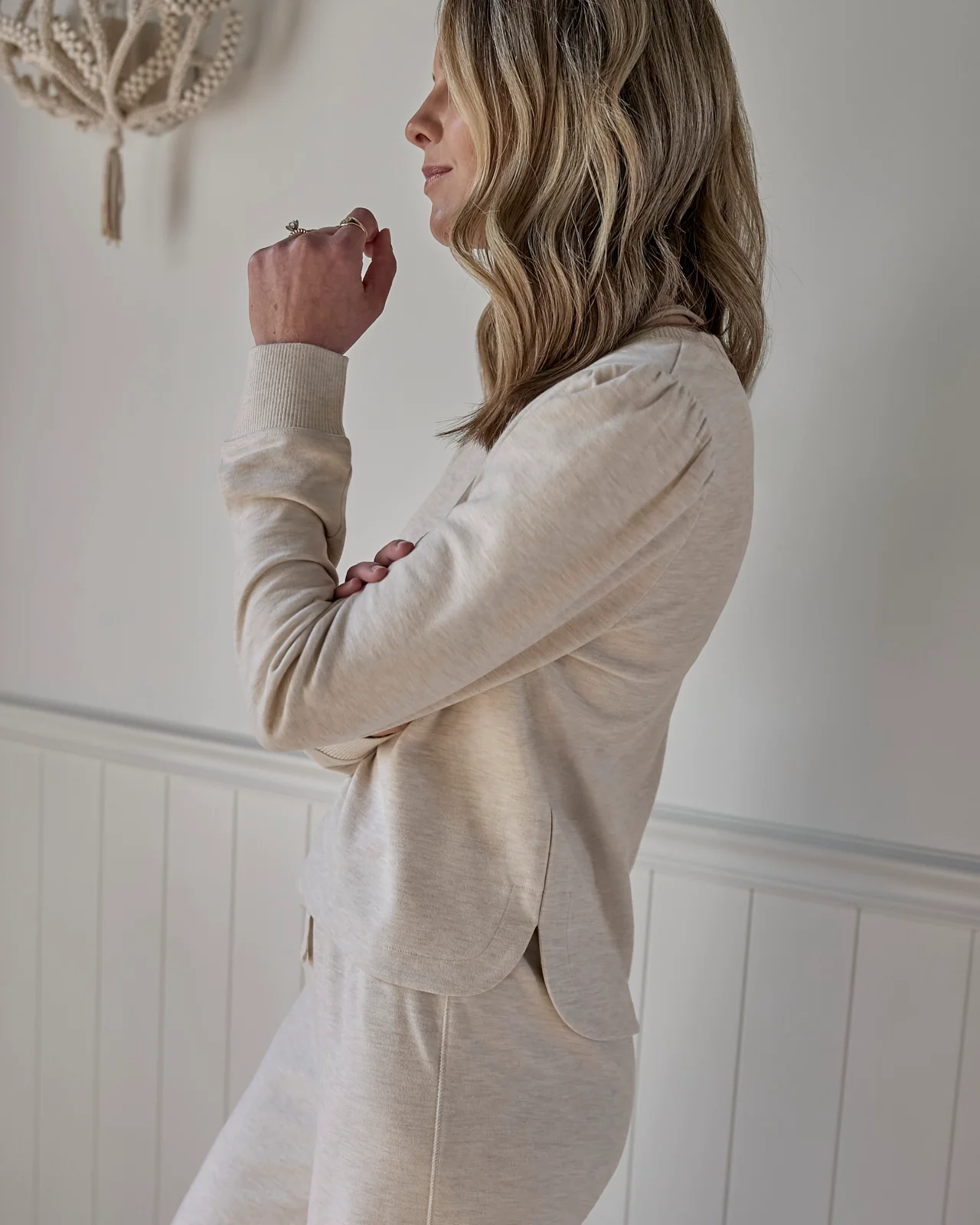 Splendid x Charli Evans Puff Sleeve Top - Image 4