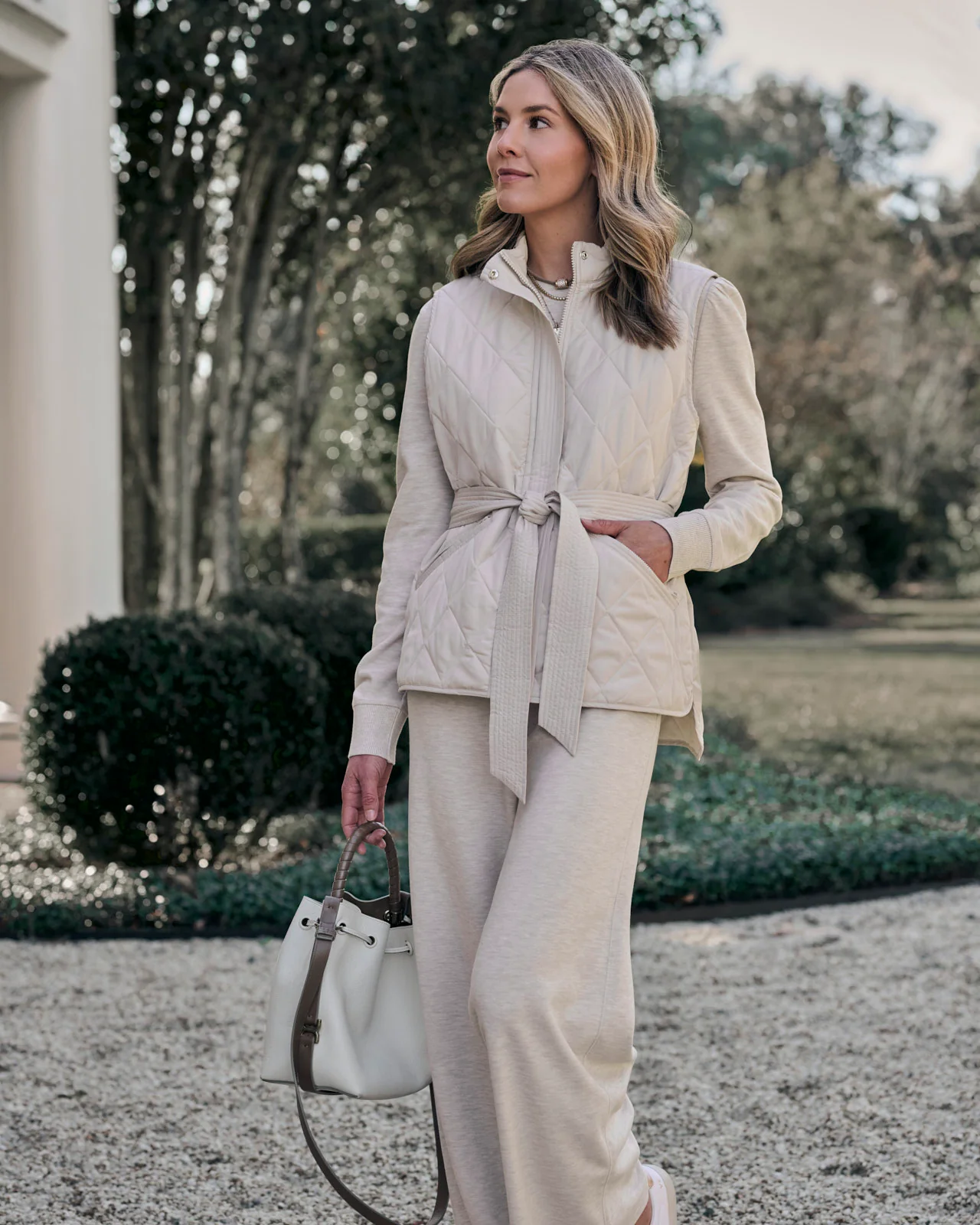 Splendid x Charli Evans Quilted Vest
