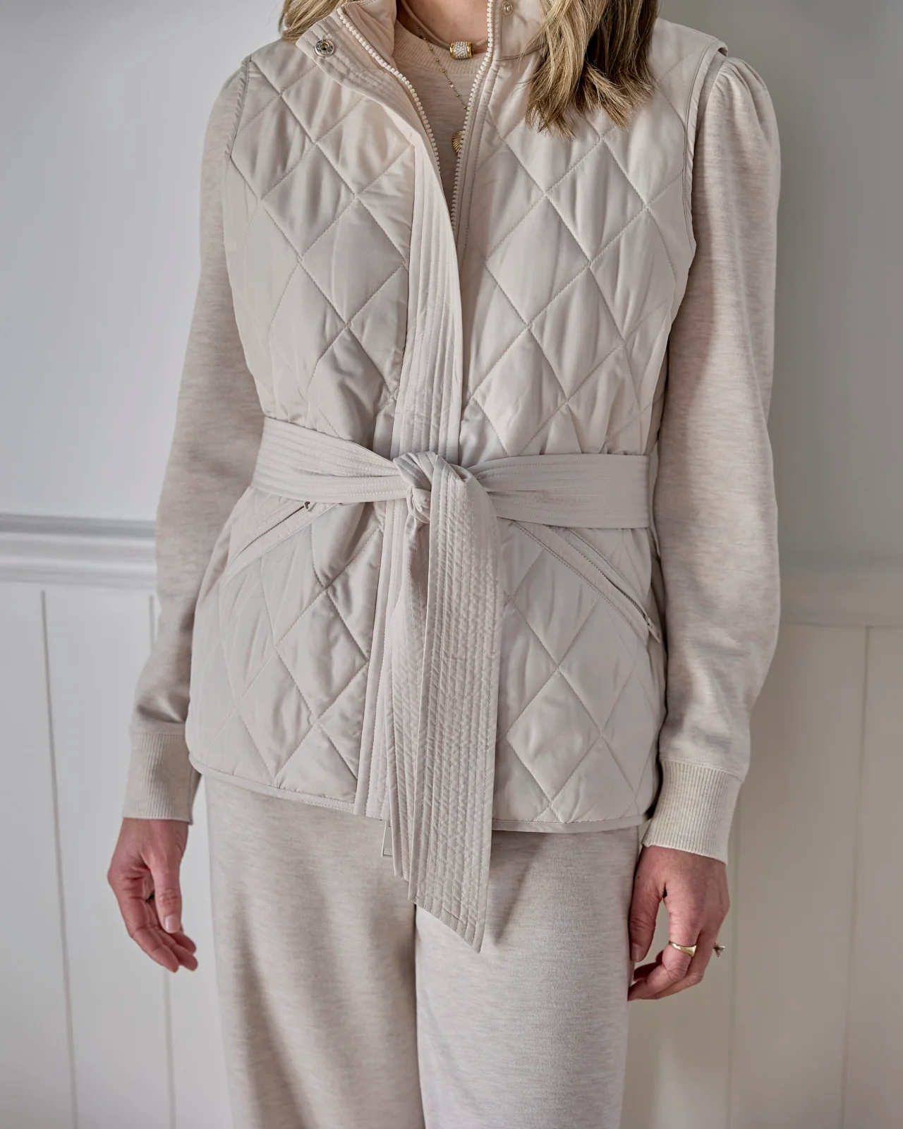 Splendid x Charli Evans Quilted Vest - Image 3
